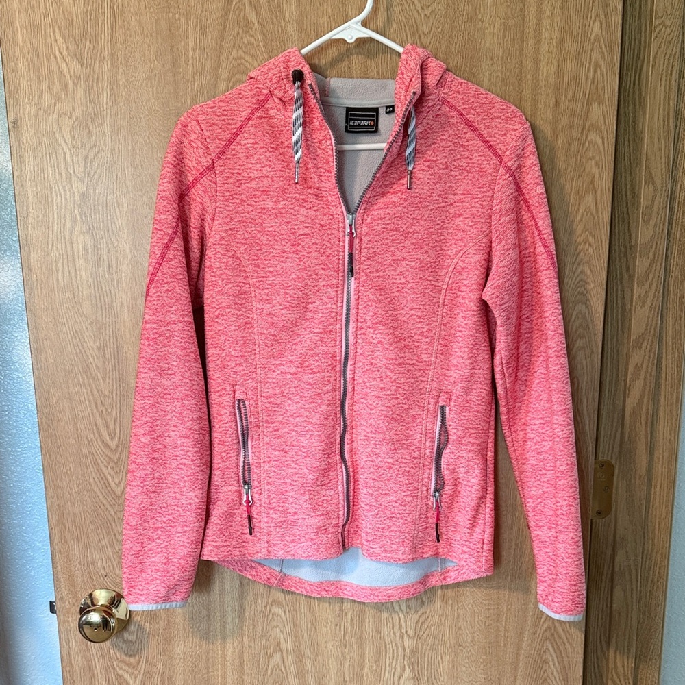 Pink Zip-Up Hoodie